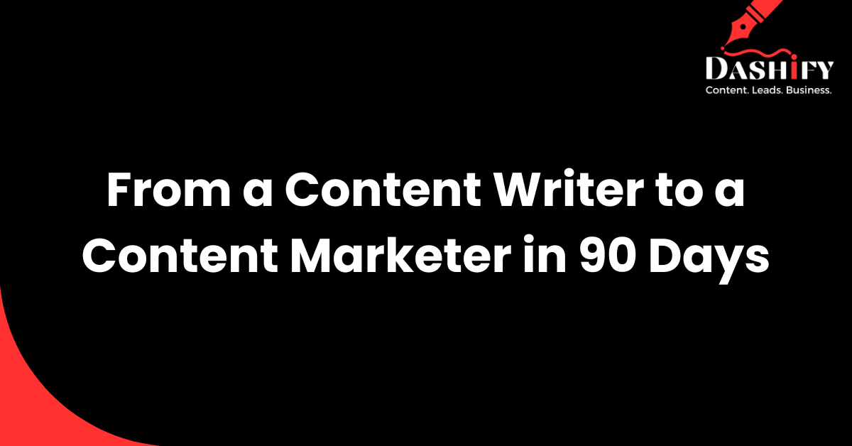 how to become a content marketer